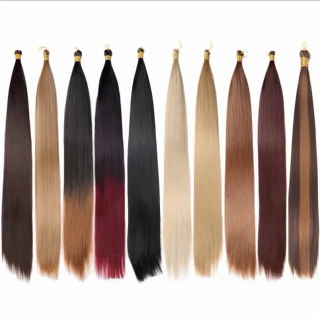 Bones Straight Braid Extension Honey Brown Ombre